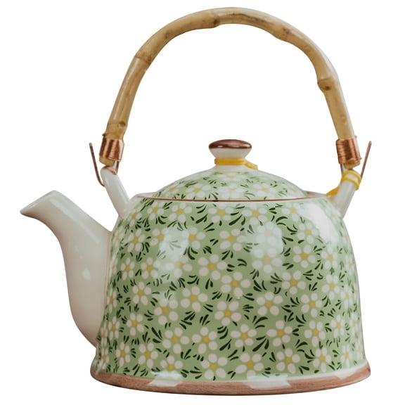 ACDANC 2026 New Ceramic Teapot Porcelain Vintage Decor Coffee Kettle Water Boiler for Tea Parties, Home Use, Office, Gift Giving, Kitchen Decor, Afternoon Tea Gatherings, Cozy Mornings.