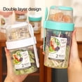 thumbnail image 1 of ACDANC 2026 New Cereal and Milk Container on the Go Double Layer Hiking Food Container Snack Cup Camping and Rv Storage and Organization to Go Cup for Crunch Yogurt Container 560/760Ml, 1 of 6