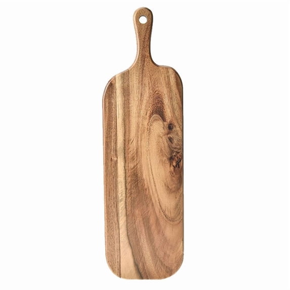 ACDANC 2026 New Charcuterie Boards,Irregular Handle Wooden Cutting Board for Kitchen,41X12Cm Acacia Wood Charcuterie Board for Kitchen,Party,Cheese Platter,Appetizers