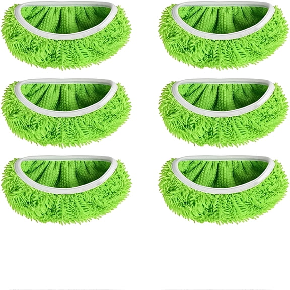 ACDANC 2026 New Chenille Mop Refill Pads for Home Use Fits Most Standard Mops,For Hardwood Tile Laminate Floors,Replacement Sweeping Mopping Pad Refills for Surface (6Pcs-Gray-L)