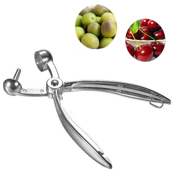 ACDANC 2026 New Cherry Pitter, Efficient Stainless Steel Fruit Cutter for Hassle-Free Cherry & Olive Pitting for Kitchen Use, Fruit Preparation, Making Desserts, Smoothies, Canning.