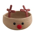 thumbnail image 1 of ACDANC 2026 New Christmas Basket with Reindeer Design,Cute Gift Basket for Holiday Storage,Christmas Gift and Candy Basket Christmas Gift Basket, 1 of 7