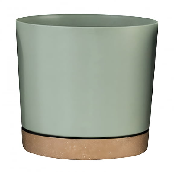 ACDANC 2026 New Clay Pots for Plants with Saucer Large Terra Cotta Plant Pots with Drainage Hole Flower Pots with Tray Terracotta Pots for Indoor Outdoor Plant for Garden, Patio, Balcony, Indoor