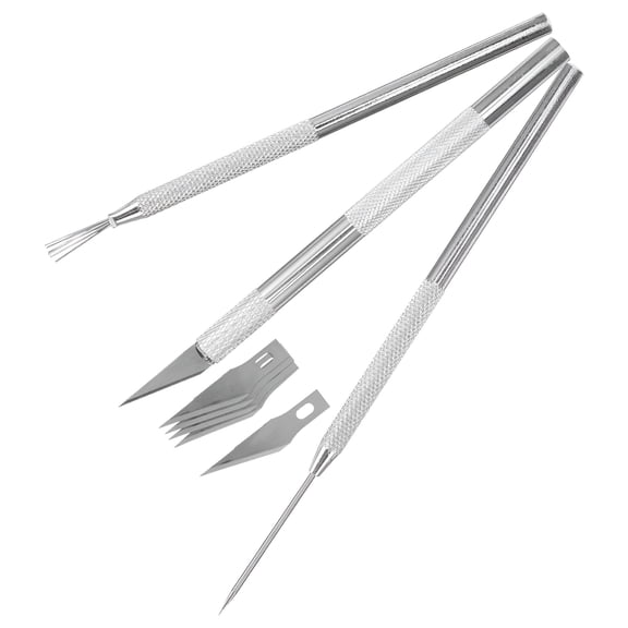 ACDANC 2026 New Clay Tools Polymer Modeling Needle Pottery Sculpting Double Ended Trim Metal Scraper for Clay,Polymer,Pottery,Sculpting,Craft
