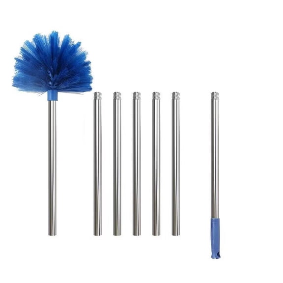 ACDANC 2026 New Cobweb Duster with Extension Pole for Ceiling Fans Corners High Shelves Versatile Clearance Duster Brush Extendable Pole Ceiling Fan Duster 2.6