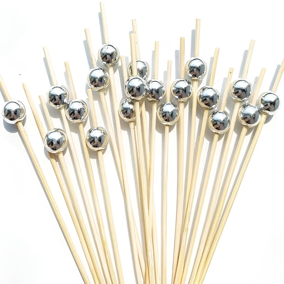 ACDANC 2026 New Cocktail Picks,Fancy Toothpicks for Appetizers,4.7" 100 Pcs Bamboo Skewers,Wedding Party Toothpicks for Appetizers,Cocktail Sticks Food Picks for Charcuterie Appetizers Cups