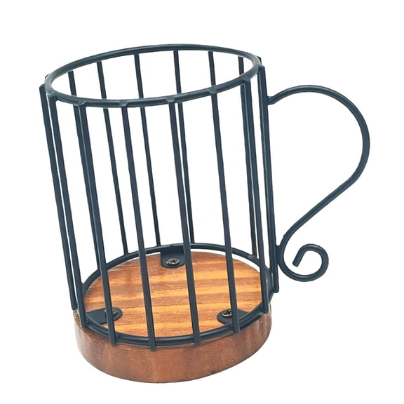 ACDANC 2026 New Coffee Filter Holder Coffee Filter Paper Storage Rack Iron Rustic Style Coffee Filter Storage Container for Kitchen,Bar Cafe Coffee Station Organizer for Kitchen,Cafe,Bar,Countertop