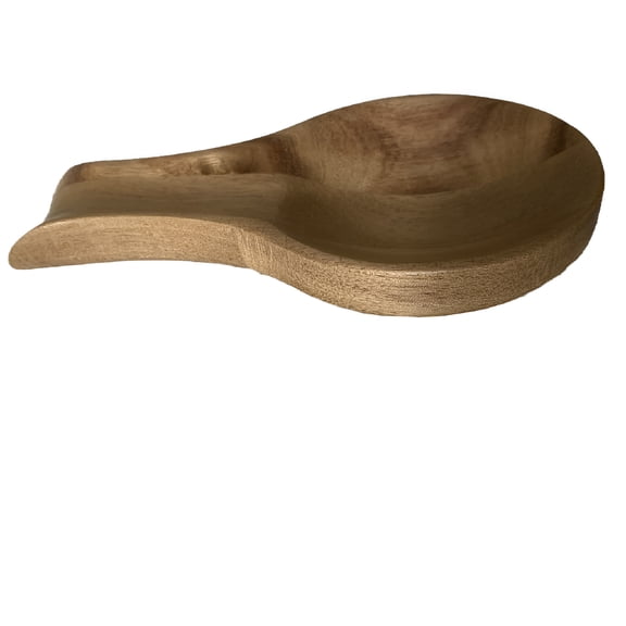 ACDANC 2026 New Coffee Spoon Holder Wood Spoon Rest Natural Wood 1Pcs Rustic Kitchen Use for Kitchen, Coffee Station, Countertop Organization, Utensil Storage, Rustic Decor, Home Use