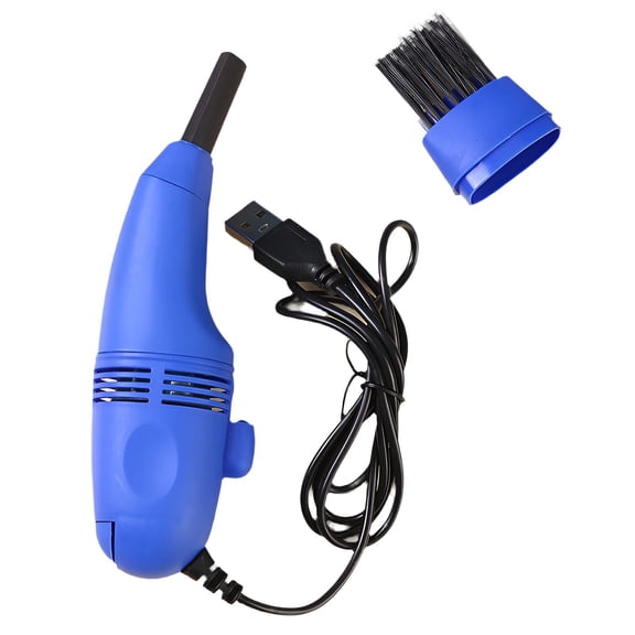 ACDANC 2026 New Computer Duster Powerful Brushless Motor Stable Suction Performance Desk Vacuum Convenient Charging Solution Desk Vacuum Cleaner Mini Blue for Office Desk Home Computer Car.