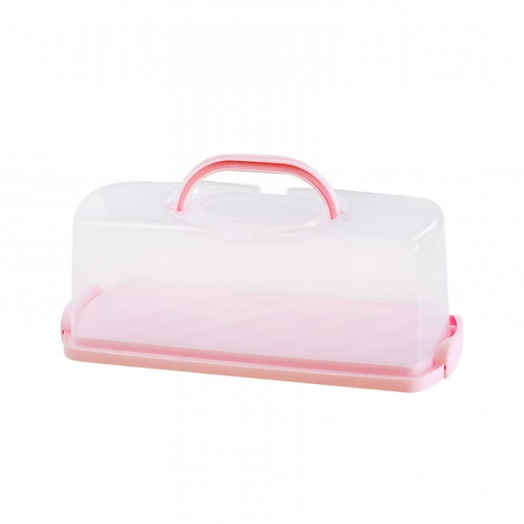 ACDANC 2026 New Cupcake Carrier,Cake Transport Box Rectangular with Click Closure,Portable Dessert Bracket Transports Box for Cakes,Muffin for Party,Picnic,Bakery,Home,Potluck