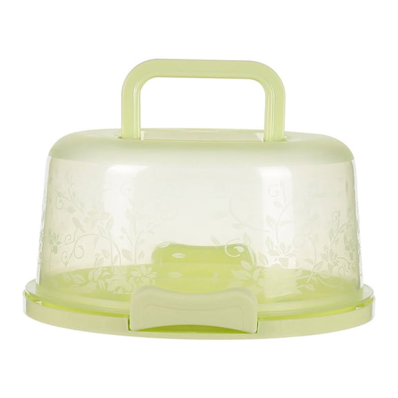 ACDANC 2026 New Cupcake Containers,Easy to Pick Up Pie Carrier with Lid and Handle,Secure Fastener Pie Container with Lid,Green for Baking, Picnics, Parties, Travel, Food Storage, Dessert Transport