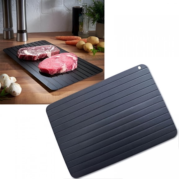 ACDANC 2026 New Defrosting Tray for Frozen Meat,Rapid Natural Heating Defroster Board,Small Size Thawing Plate Kitchen Mat 9X6.5In,10Mm Thick Thawing Tray for Frozen Meat