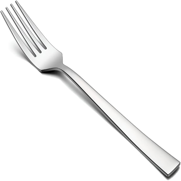 ACDANC 2026 New Dinner Forks Set of 12,7.9" Stainless Steel Forks for Home,Kitchen Or Restaurant,Non-Toxic&Mirror Polished,Squared Edge&Dishwasher Safe