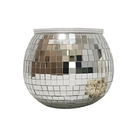 ACDANC 2026 New Disco Ball Planter Desktop Mirror Surface Flower Pot Multi-Functional Storage Pen Bucket for Desk,Office,Home,Vanity