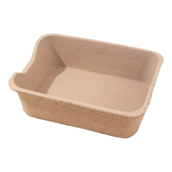 ACDANC 2026 New Disposable Cat Litter Box for Cat,Kitten,Small Pets Durable Nonstick Open Brown