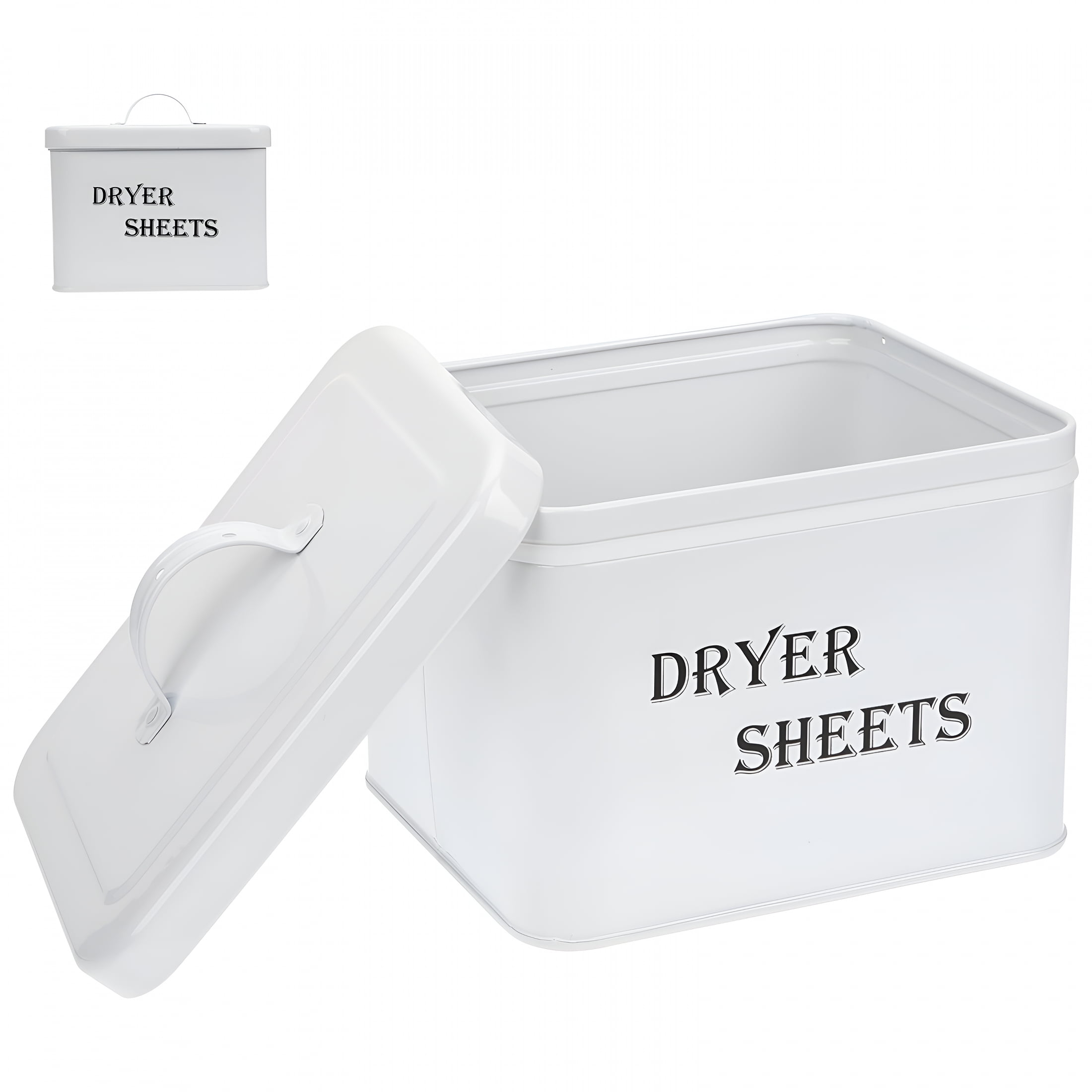 ACDANC 2026 New Dryer Sheet Holder Metal Dryer Sheet Storage Box Laundry Room Storage Container for Laundry Organization, Home Storage, Dryer Sheets, Closet, Bathroom Use