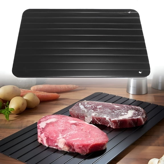 ACDANC 2026 New Extra Thick Fast Defrosting Tray,Non-Stick Coated Thawing Board for Frozen Meat and Food,Natural Defrost Thaw Meat Mat for Kitchen,Home,Cooking,Restaurant