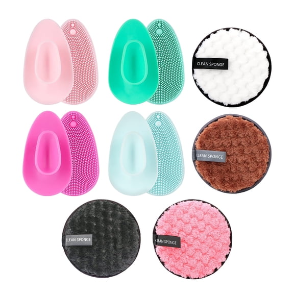 ACDANC 2026 New Face Scrubber Silicone Facial Cleansing Brush Anti Oxidation Face Exfoliator Deep Cleaning for Home Spa Travel Facial