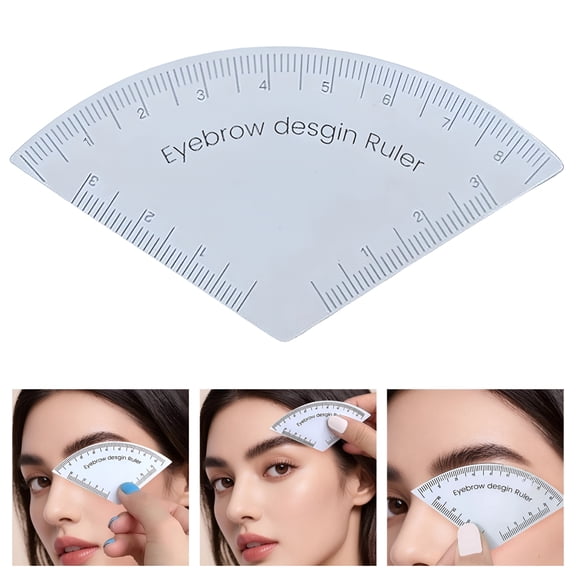 ACDANC 2026 New Fast Drawing Eyebrow Design Ruler, Instant Brow Shaper, Reusable Brow Shaping Stencil, Mapping Tool Template Kit for Home, Salon, Makeup Studio, Beauty School