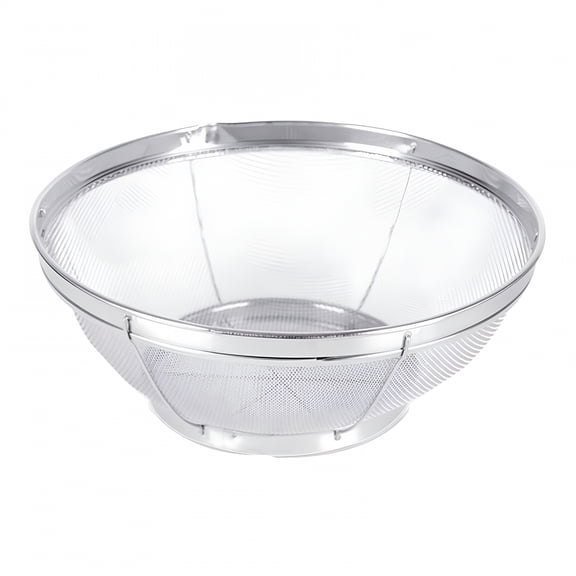 ACDANC 2026 New Fine Mesh Strainer for Kitchen,4 Quart Stainless Steel Colander Bowl for Pasta,Rice,Fruit,Metal Net Baskets with Resting Base - Strain,Drain,Rinse