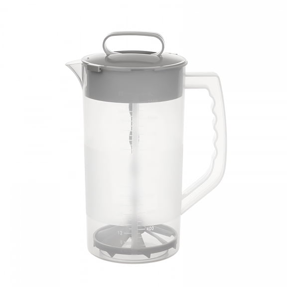 ACDANC 2026 New Food Storage,Mixing Pitcher 68 Oz Juice for Fridge Plastic Pitcher with Lids Plunger and Handle Tea Pitcher Clear Pitcher Jug Mixing Pitcher