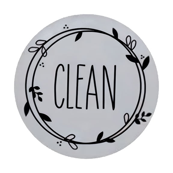 ACDANC 2026 New Fridge Dishwasher Magnet Clean Dirty Sign Indicator Reusable Double Sided,Non-Scratch Strong Magnetic Backing,Residue Free Adhesive Included