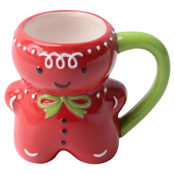 ACDANC 2026 New Gingerbread Man Cup Christmas Gingerbread Coffee Mug Ceramic Gingerbread Man Christmas Mug for Coffee, Tea, Hot Chocolate, Cocoa, Milk Christmas Coffee Cups