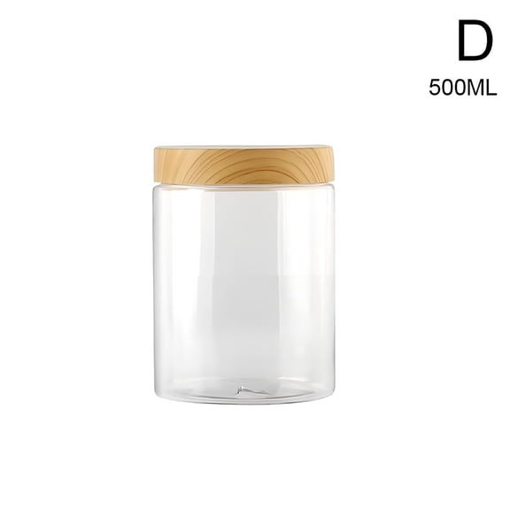 ACDANC 2026 New Glass Food Storage Containers Jar Clear Glass Food Canister Wide Mouth Storage Canister Jars for Kitchen Storage for Pickling,Preserving,Canning,Dry Food Storage Glass Jars