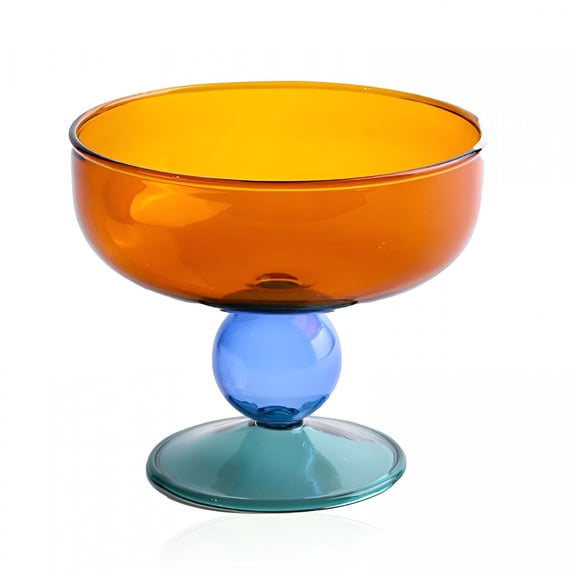 ACDANC 2026 New Glass Footed Dessert Bowl Ice Cream Bowl Trifle Bowl Salad Bowl Candy Cake Bowl for Home Party Wedding Trifle Bowl with Pedestal