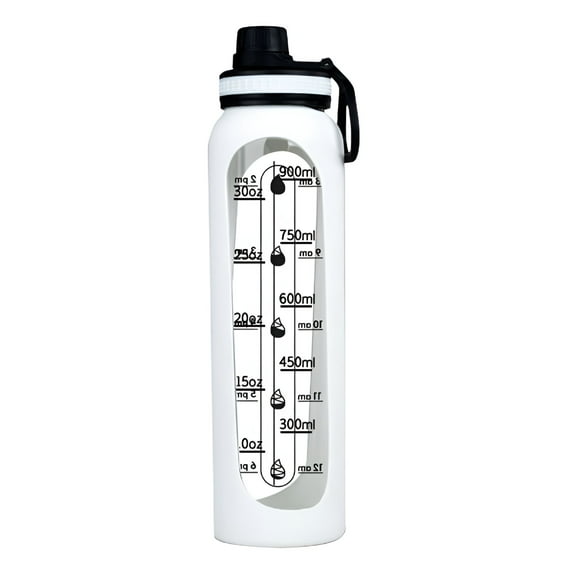 ACDANC 2026 New Glass Shaker Bottle,Transparent Scale Glass Cup,Bpa-Free Blender Shaker Bottle for Protein Mixes Fitness Blender Bottle