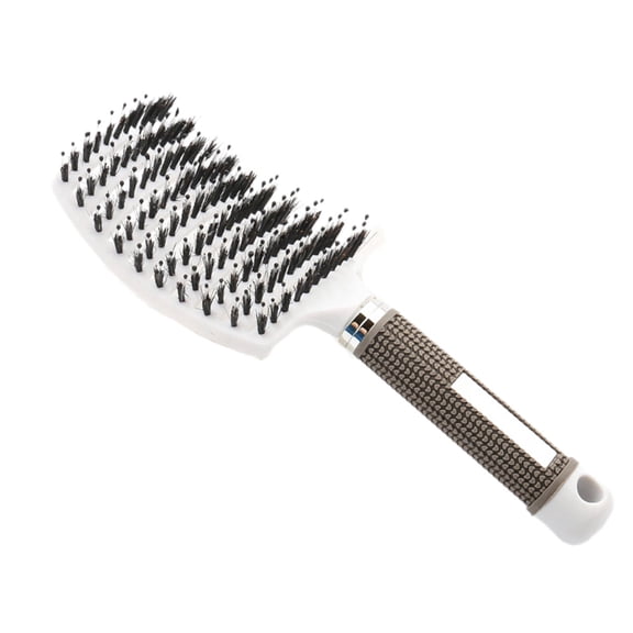 ACDANC 2026 New Hair Brush Louvered Boar Brush Dry-Wet Comfortable Travel Wave Brush-White for Detangling Smoothing Travel Home Use All Hair Types