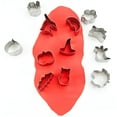 thumbnail image 1 of ACDANC 2026 New Halloween Cookie Cutters Set,12Pcs Mini Halloween Cookie Cutters Stainless Steel - Pumpkin,Ghost,Bat,Witch'S Hat,Cat and More for Baking, Parties, Halloween, Cookies, 1 of 3