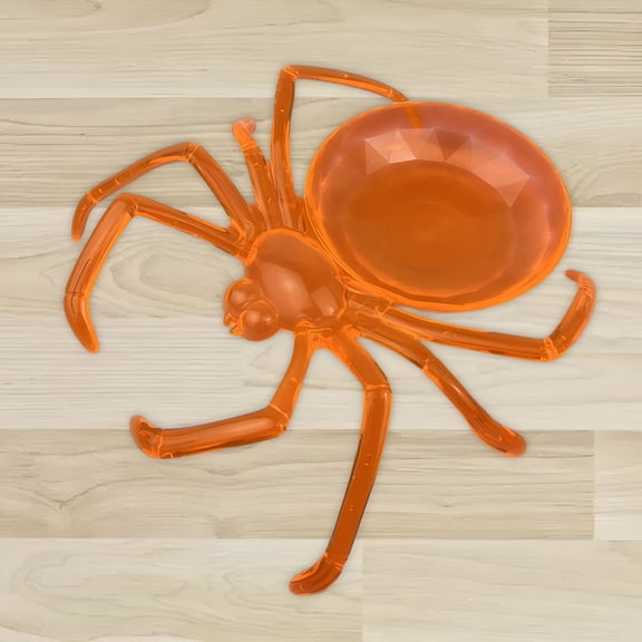 ACDANC 2026 New Halloween Serving Tray Fruit Bowl Counter Creative Multipurpose Vanity Gift Party Favors Tabletop Snacks Plate Platter Orange