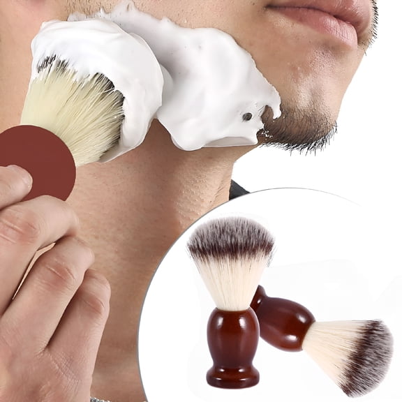 ACDANC 2026 New Hand Crafted Shaving Brush for Men,Professional Hair Salon Tool with Hard Wood Handle for Wet Shave,Safety Razor,Double Edge Razor