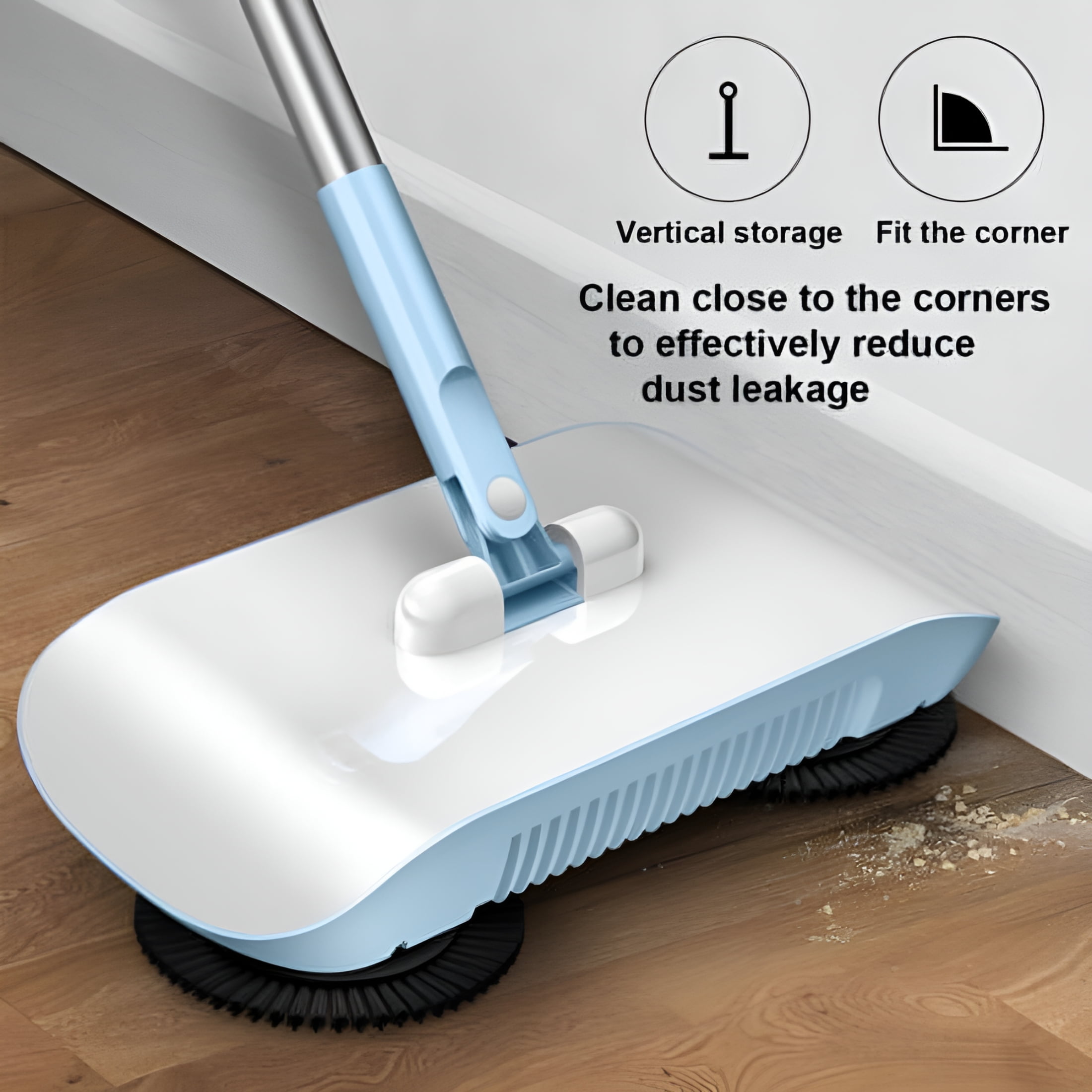 ACDANC 2026 New Hand Push Sweeper for Home,Office,Garden,Garage,Shop