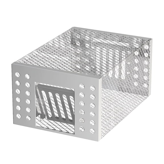 ACDANC 2026 New Humane Rat Trap 2 Pack,Indoor Outdoor Reusable Small Rodent Catcher with Galvanized Steel One-Way Door Continuous Capture for Mice Vole Chipmunk Hamster Mouse Traps Indoor for Home
