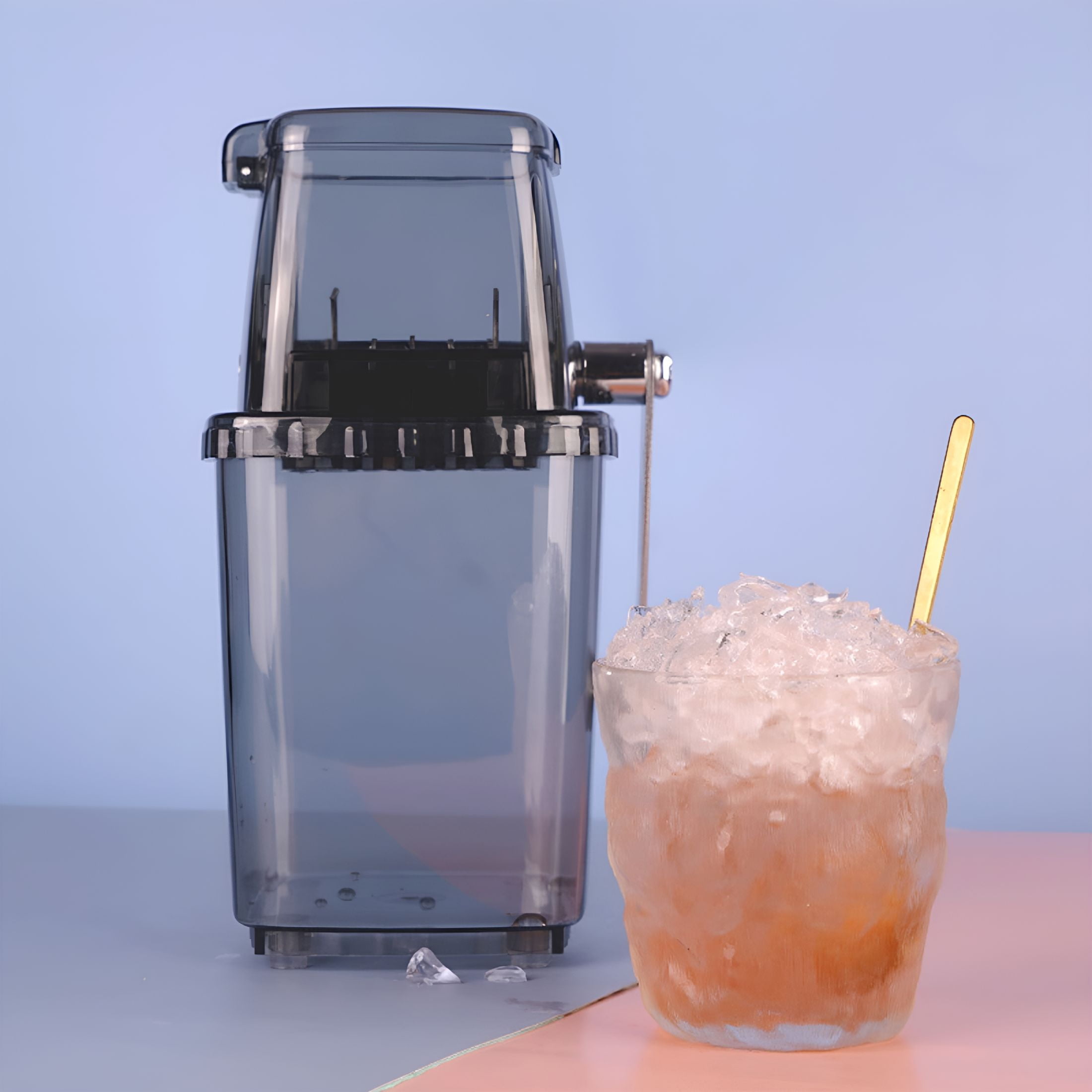 ACDANC 2026 New Ice Crusher,Ice Crusher Shaver for Making Drinks-For Fast Coarse,Shaved Or Fine Chips Snow Cones Or Slushies Mini Portable Ice Machine