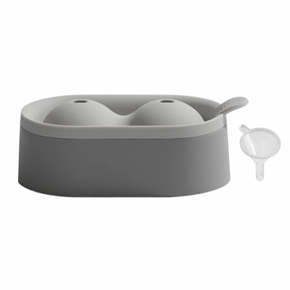 ACDANC 2026 New Ice Cube Premium Standard Material Tray Ice Moulds Reusable Tray Large Ice Cube for Home Kitchen Bar Gray One Size
