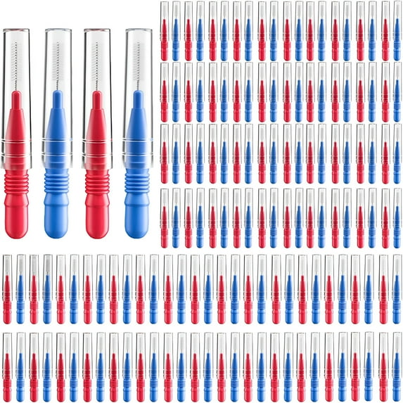 ACDANC 2026 New Interdental Brush,Flossing Head,Easy Use Tooth Cleaning Tool (1Pack(2.5Mm/3Mm)-72Pcs) for Daily Cleaning,Braces,Bridges,Dental Implants