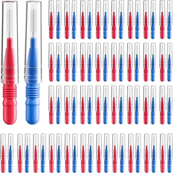 ACDANC 2026 New Interdental Brush,Flossing Head,Easy Use Tooth Hygienicing Tool (1Pack(2.5Mm/3Mm)-72Pcs)