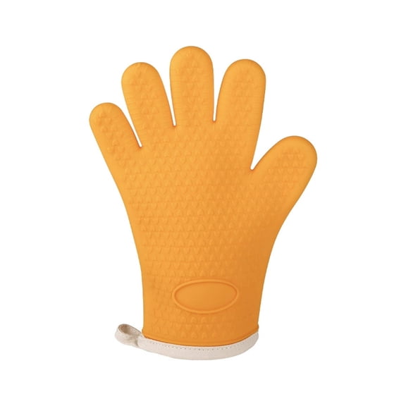 ACDANC 2026 New Kitchen Mitts Cotton Lining for Warmth Potholders for Kitchens Hanging Installation Design Oven Mitts Heat Resistant Yellow