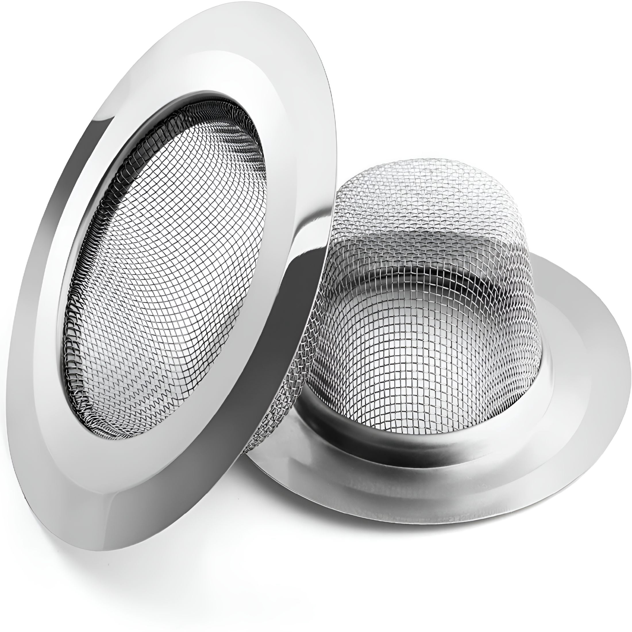 ACDANC 2026 New Kitchen Sink Strainer, 2Pcs Stainless Steel Mesh Drain ...