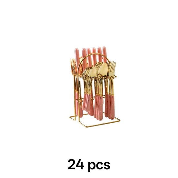 ACDANC 2026 New Kitchen Utensils Complete Tableware Set Stainless Steel Cooking Utensils Perfect for Banquets for Cooking Baking Serving Cooking Utensils Set Pink
