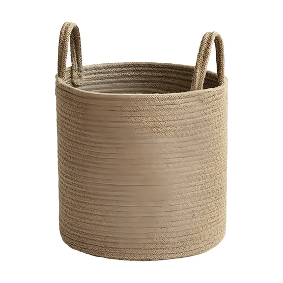 ACDANC 2026 New Large Blanket Basket,Woven Rope Basket with Handles,Dirty Clothes Basket for Blankets,Baby Toy Storage Basket,Wicker Woven Round Laundry Basket Hamper