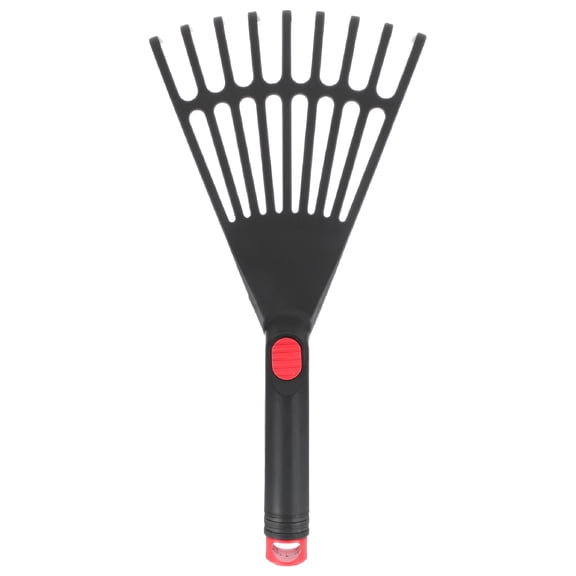 ACDANC 2026 New Leaf Rake Plastic Rake Gardening Rake Tool Small Garden Rake with Handle for Leaf Gathering, Garden Cleaning, Lawn Maintenance, Outdoor Cleaning, Yard Work