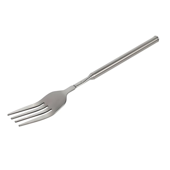 ACDANC 2026 New Long Handle Fork Creative Design Dinner Forks Telescopic Function Forks Silverware for Camping Picnic Barbecue Style1