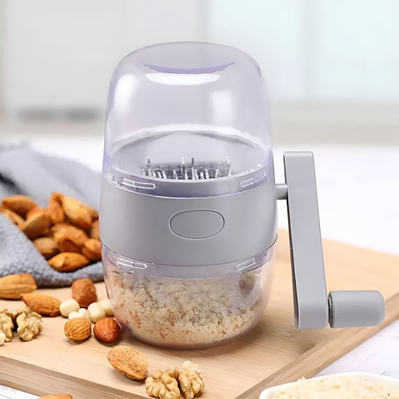 ACDANC 2026 New Manual Nut Grinder,Portable Nut Chopper Hand Crank for All Nuts Walnut Pecans,Food Chopper Garlic Cutter Hand Held Food Shredder Cutter Mincer Blender Kitchen Tool Garlic Chopper