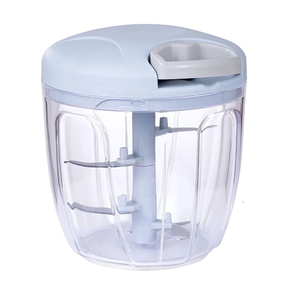 ACDANC 2026 New Manual Pull Food Chopper Hand Pull String Garlic Chopper for Kitchen Easy Cleaning Food Processor for Onions Garlic Carrots Tomato Meat with Stainless Steel Manual Food Processor