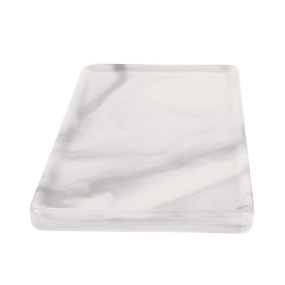 ACDANC 2026 New Marble Tray Jewelry Tray Rectangle Ceramic Tray Trays Tub Tray for Desk Topper Bathroom Supply Ceramic Tray