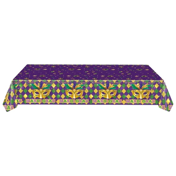 ACDANC 2026 New Mardi Gras Carnival Party Tableware,20 Piece Purple Themed Set,With Plates Cups and Napkins for Festival Celebration,Complete Dinnerware Collection and Themed Party Supplies